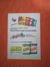 PUBBLICITA' ORIGINALE - ADVERTISING DETERSIVO LANZA "CALIMERO" del 1968