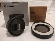 obiettivo canon 24 mm f2.8 e lente polarizzatore pari al NUOVO