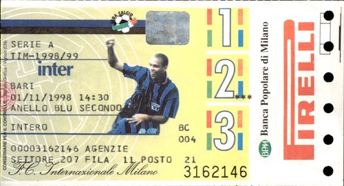 Biglietto calcio serie inter - calcio,