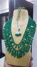 Collana gioielli onice verde