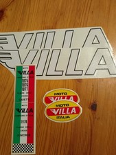 adesivi stickers moto villa cross regolarita vintage epoca