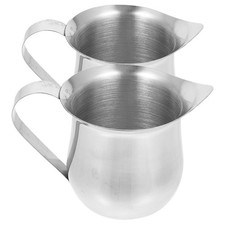  2 Pcs Scrematrice Per Latte Tazza Cappuccino Brocca Di Caffè Espresso