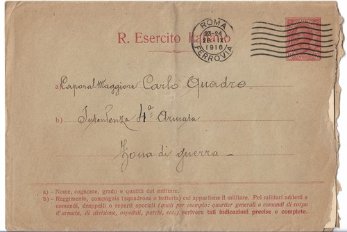 Posta militare busta - (v58),