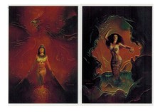 Boris Vallejo Series 3 All Prism Chromium Cards C1 C2 1993
