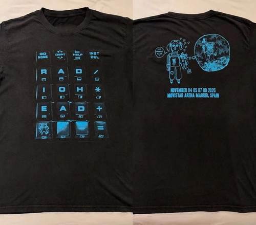 Shirt radiohead band - radiohead, tour