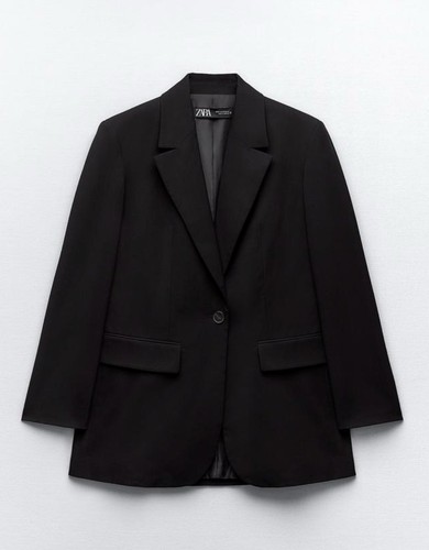 Zara black straight - black, blazer