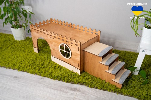 Casetta per conigli - , legno