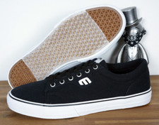 Etnies Skateboard Footwear Scarpe Kayson Black White Canvas 9/42