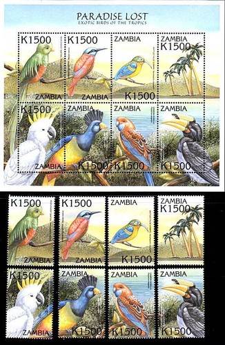Zambia 2000 uccelli - 2000, m/s