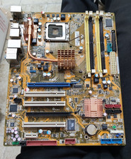 scheda madre asus p5k 81M0ACZ15194 GREEN PC COMPUTER MOTHERBOARD RETROGAMING