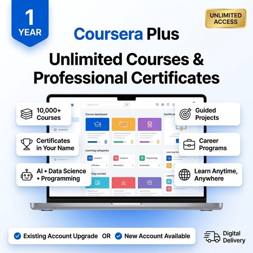 Coursera plus abbonamento 12 - coursera,