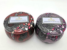 Lotto 2 candele di latta