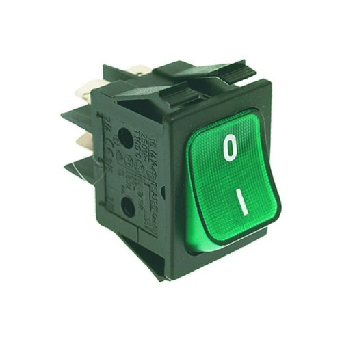 Interruttore bipolare verde - interruttore,