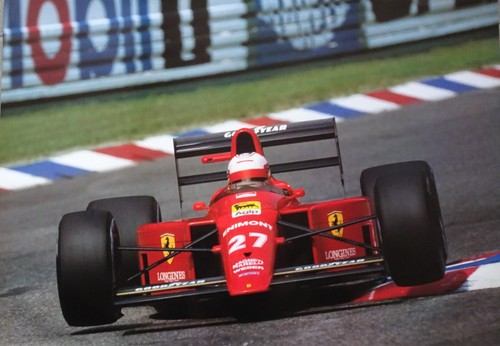 Ferrari nigel mansel poster - ferrari,