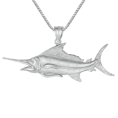 Ciondolo pesce marlin blu