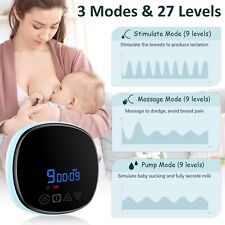 Tiralatte Elettrico GAOEEIN Doppio Portatile Silenzioso con 10 Sacchetti Latte