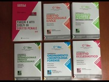 libri diritto civile, penale, interna ecc esame avvocato (scritto e orale) 