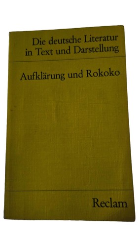 Reclam letteratura tedesca - reclam,