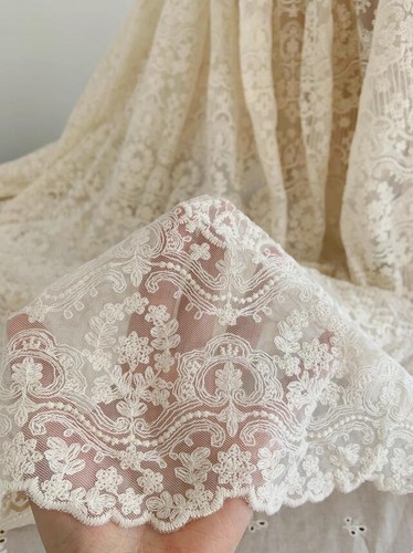 Vintage crema albicocca cotone - vintage,