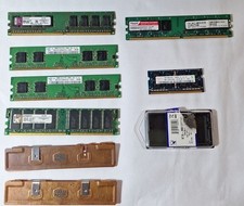 Lotto RAM DDR / DDR2 / SO-DIMM + dissipatori Cooler Master – retro PC vintage