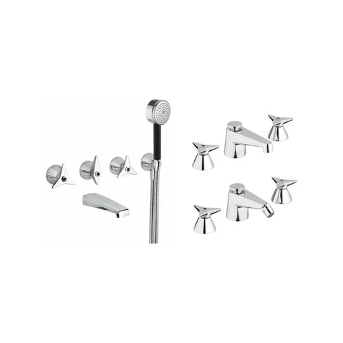 Set miscelatori lavabo bidet - e,