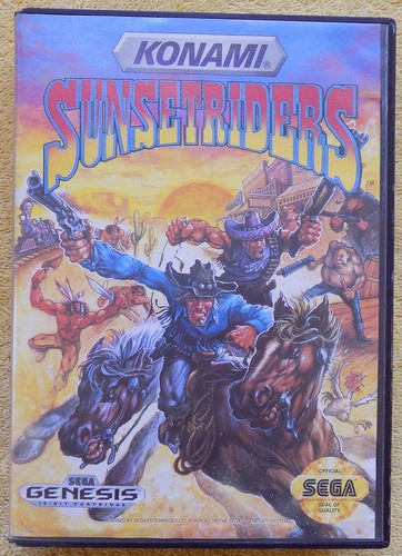 Konami sunset riders sega - konami,