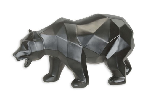 Statua poligonale orso - , in