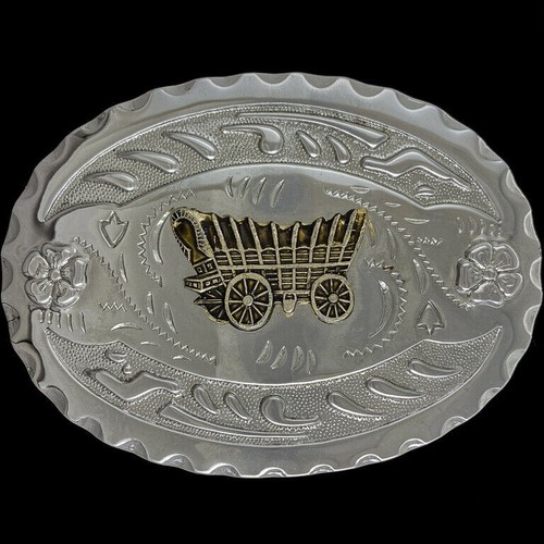Fibbia cintura vintage wagon - fibbia,