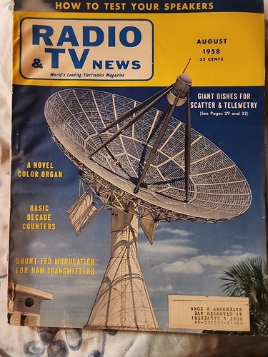 Radio news august - &, 1958