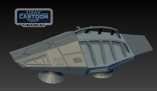 Coruscant hover taxi - coruscant,