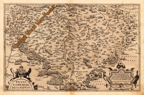 Vecchio poster 1630 - , vintage