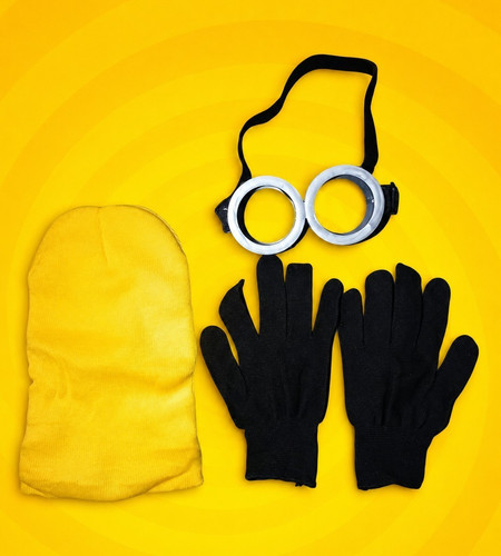 Minions costume piece set - costume, 3-piece