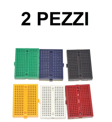 Mini breadboard 170 punti - 2x,