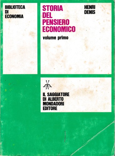 Storia del pensiero economico