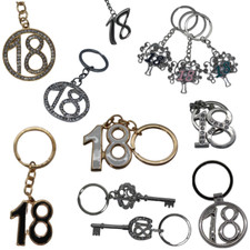 Portachiavi 18 anni in metallo