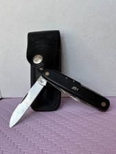 Rarissimo coltello vintage +GF+"SOLINGEN" con custodia in pelle originale LIBRO 112.