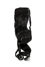 Toupet treccia marrone - treccia, scuro