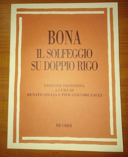 Bona solfeggio sul doppio - solfeggio,