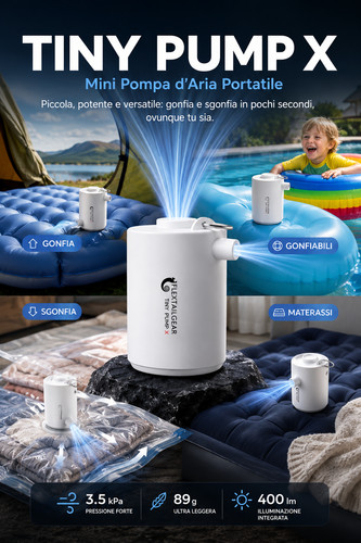 Mini pompa aria elettrica - mini,