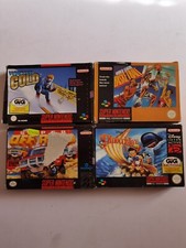 Lotto 4 Scatole Snes Super Nintendo Solo Scatole