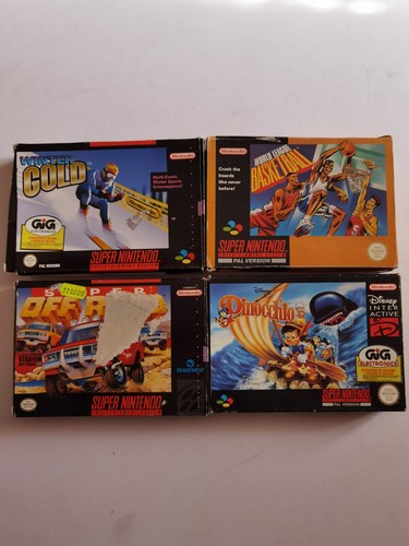 Lotto scatole snes super - 4,