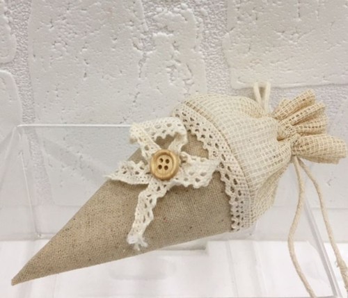 Cono stoffa shabby chic - 20,