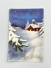BUON NATALE CASETTE ABETI NEVE