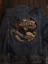 Giacca jeans uomo Harley Davidson XL