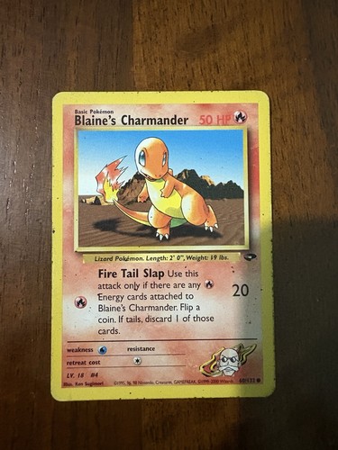 Pokemon blaine charmander - blaine’s,