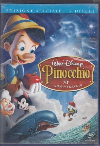 Dvd pinocchio - dvd, 70°