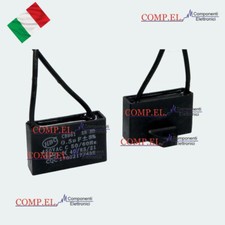 CONDENSATORE DI AVVIAMENTO MOTORE 0.5uF 450Vac CBB61  CAPPA CLIMA VENTILATORE