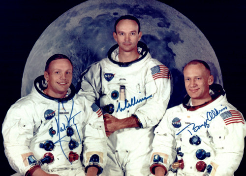 Autografo repro apollo - apollo, 11