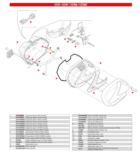Z9590r ricambio set - z9590r,