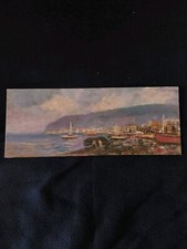 EZELINO BRIANTE 1901 - 1971 QUADRO DIPINTO ANTICO PAESAGGIO A OLIO CERTIFICATO 